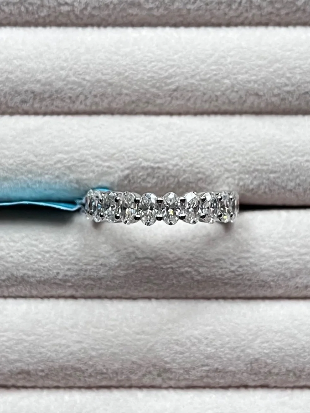 R120 | Oval-Cut Moissanite Eternity Band